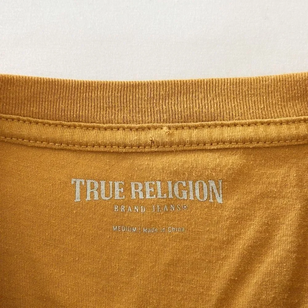True Religion Spray Paint Logo Crewneck Shirt Tee